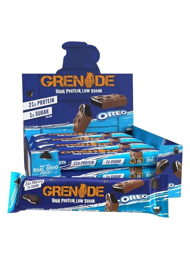 Grenade, Protein Bar, Oreo, 12x60g