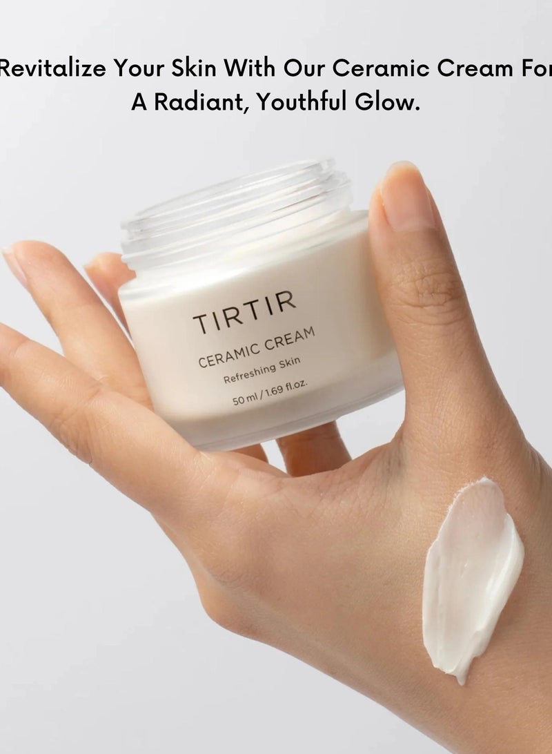 Tirtir Ceramic Cream – Refreshing and Hydrating Skin Cream with Ceramides – 50ml