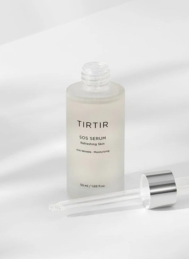 Tirtir Complete Skincare Set - SOS Serum 50ml, Ceramic Cream 50ml, Milk Skin Toner Light 150ml, Pure Vitamin C24 Serum 30ml