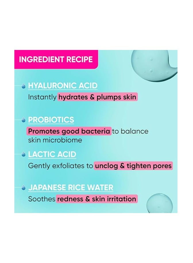 Dot & Key Rice Water Hydrating Toner With Hyaluronic |Rice Water Toner For Dry Skin, Sensitive Skin & Oily Skin |Alcohol-Free |Quick Absorbing & Non Sticky, For Hydrated Skin |Exfoliates Pores |150ml