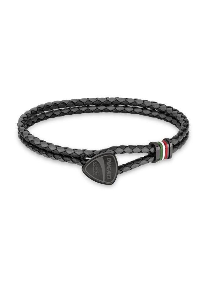 Ducati Scudetto Black Bracelet For Men - DTAGB2137503