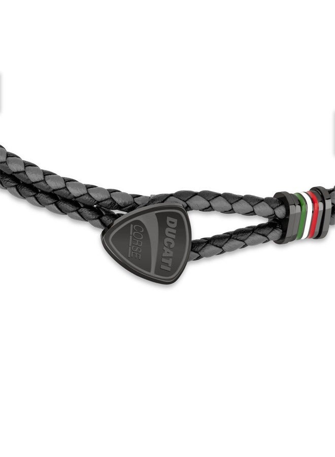 Ducati Scudetto Black Bracelet For Men - DTAGB2137503