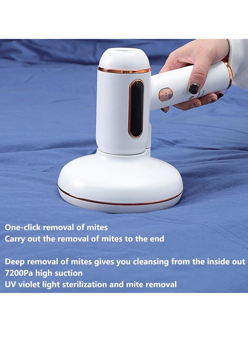 7500Pa Cordless Vacuum Cleaner Dust Mite Suction Controller Can Eliminate 99.99% Bacteria for Mattresses, Pillows and Sofas