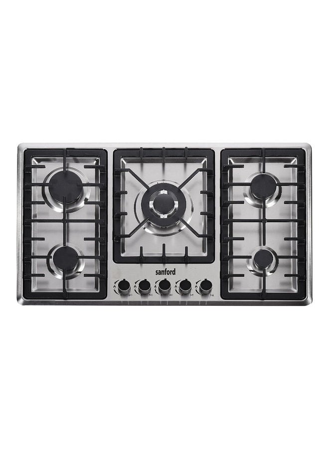 Stainless Steel Gas Hob 5 Burner With Fsd SF5452GH BS FSD Silver