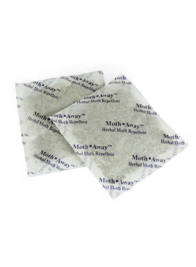 Moth Away Sachets Nontoxic 72 Pack White 6 Sets Of 12 Sachets Fresh Mint Scent By Homewares