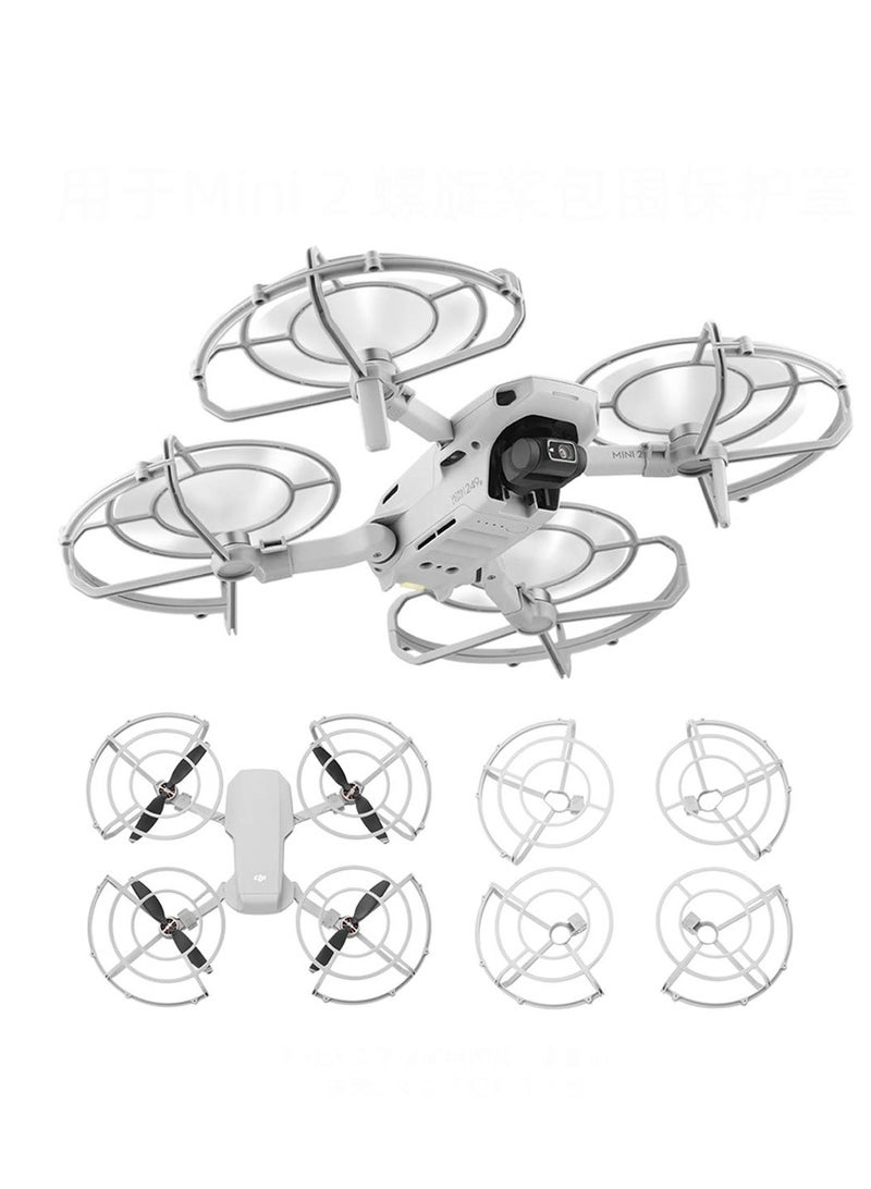 Propeller Guard Protection Ring for DJI Mavic Mini 2 / SE - Portable Anti-Collision Drone Accessories, Quick Release Propeller Guard (Set of 4) for Enhanced Safety.