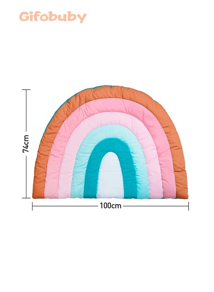 Rainbow Baby Play Mat Floor Crawling Rug Children Kids Playmat Carpet Baby Blanket