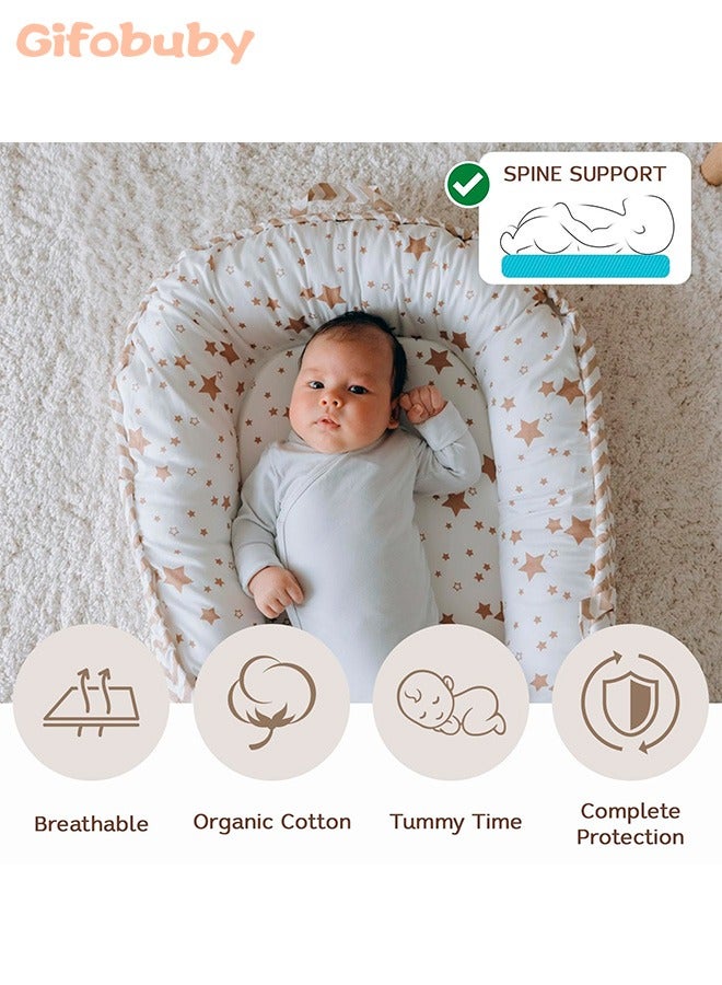 Portable Crib-in-Crib, Newborn Nest, Bionic Womb Portable Baby Co-Sleeper Cover, Removable and Washable