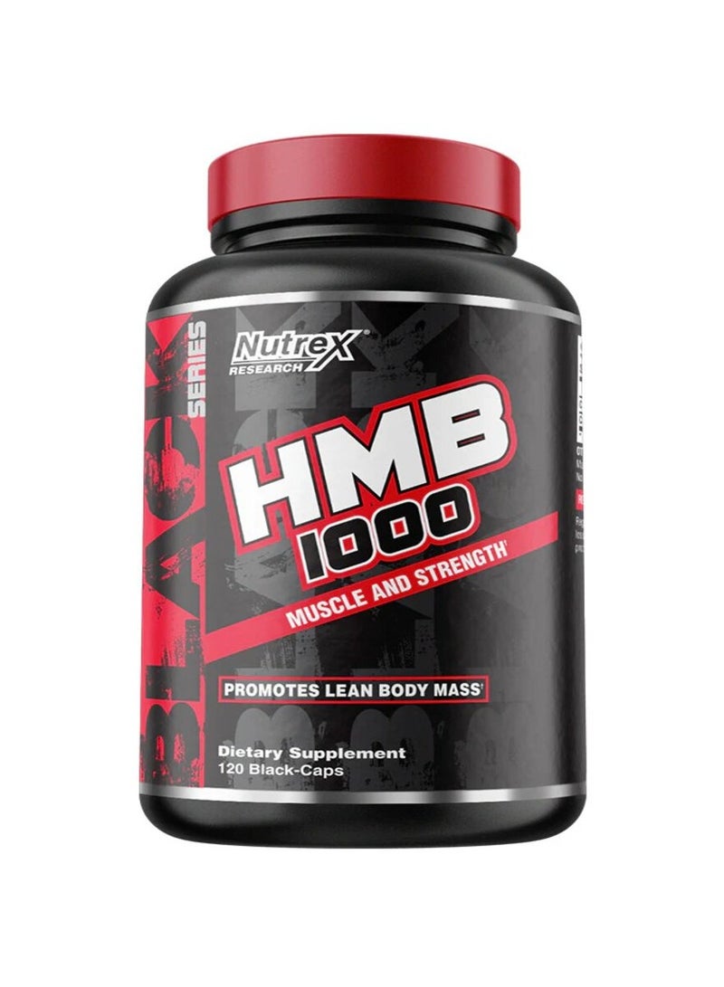 Nutrex, HMB 1000, 120 Caps, 60 Servings