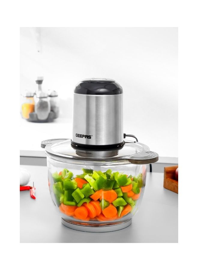 Multi Chopper With Glass Bowl 3 L 500 W GMC42024 Black/Silver