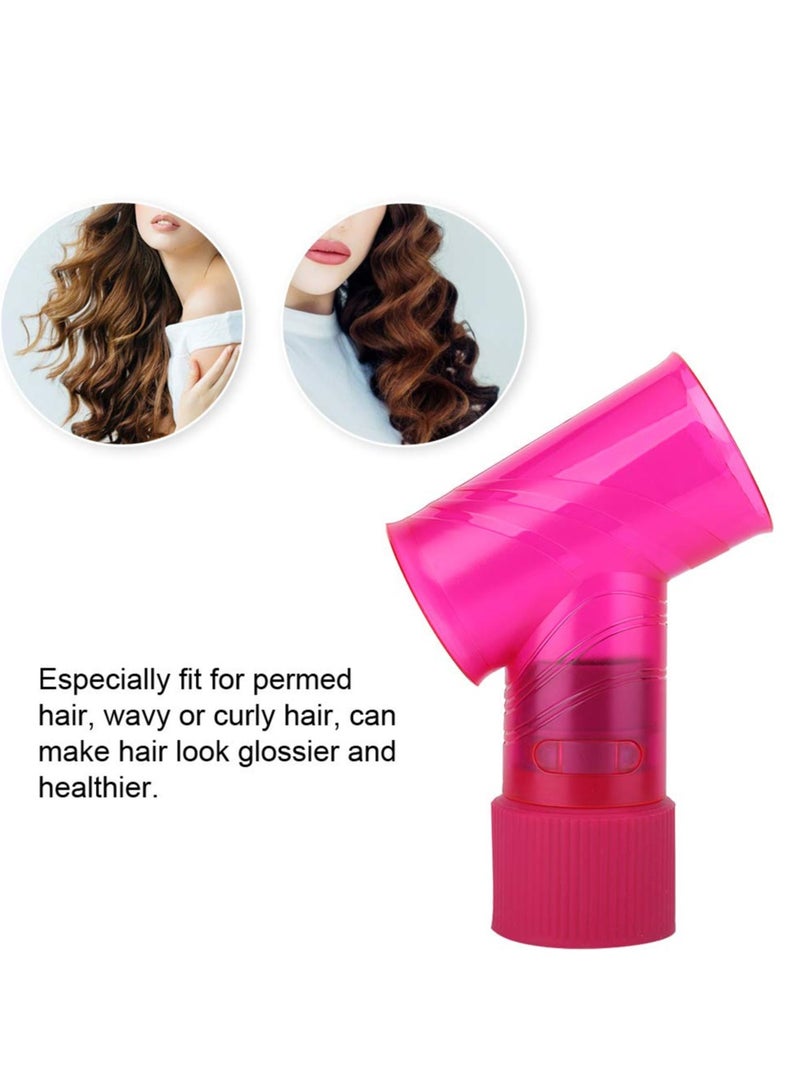 Hair Dryer Diffuser, Blow Dryer Attachment, Curly Hair Dryer Diffuser, Hair Salon Styling Tools, Create Curly Hair, for Men and Women, Dry Hair Quickly(Pink)