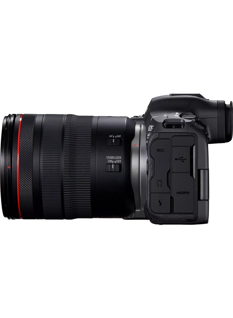 EOS R5 Mark II Mirrorless Camera + RF 24-105mm F4L IS USM Lens