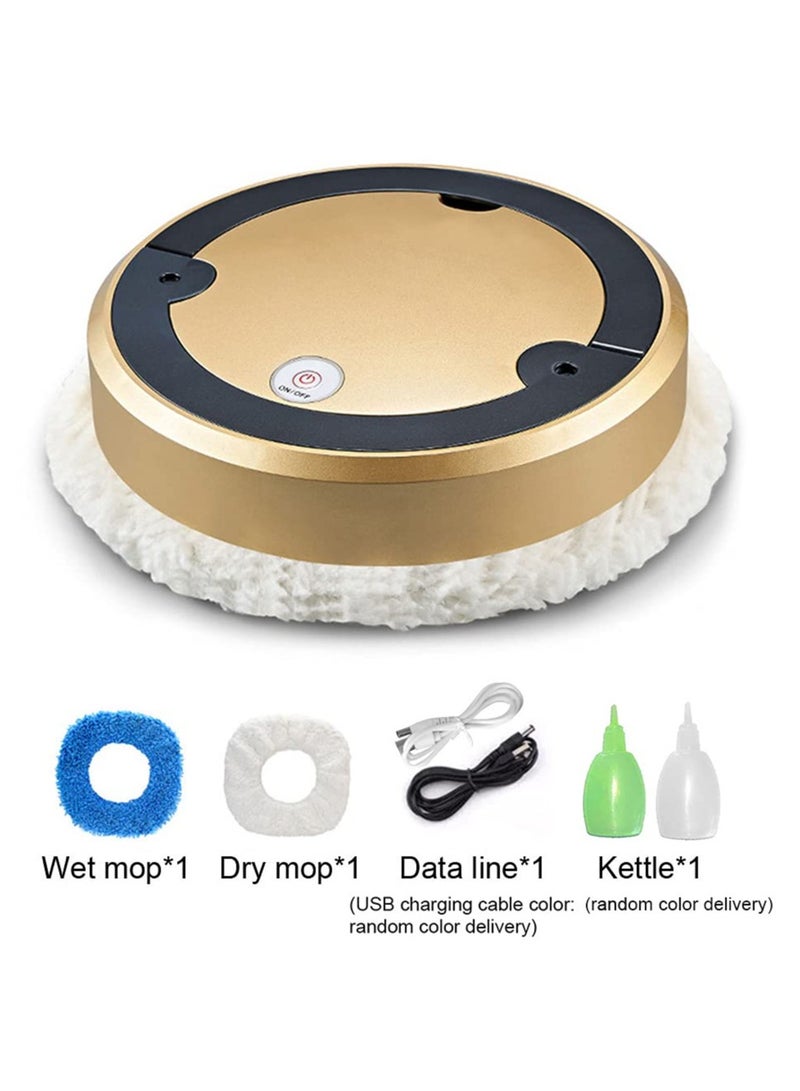 SYOSI Robot Vacuum Cleaner, USB Rechargeable Dry Wet Smart Automatic Sweeper with 3000 Rpm Powerful Motor 120 Minutes Long Running Time