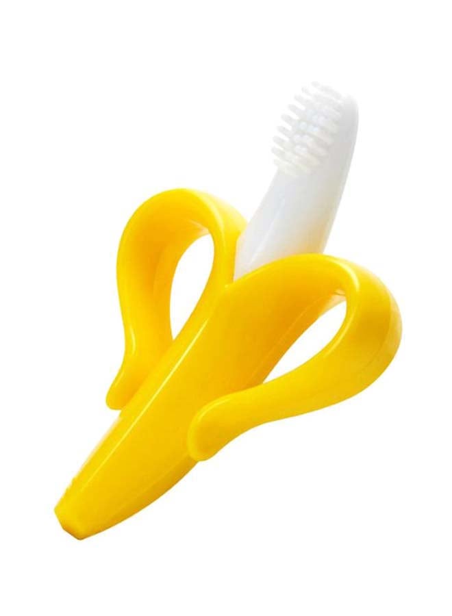 Bendable Banana Toothbrush Training Teether 10centimeter