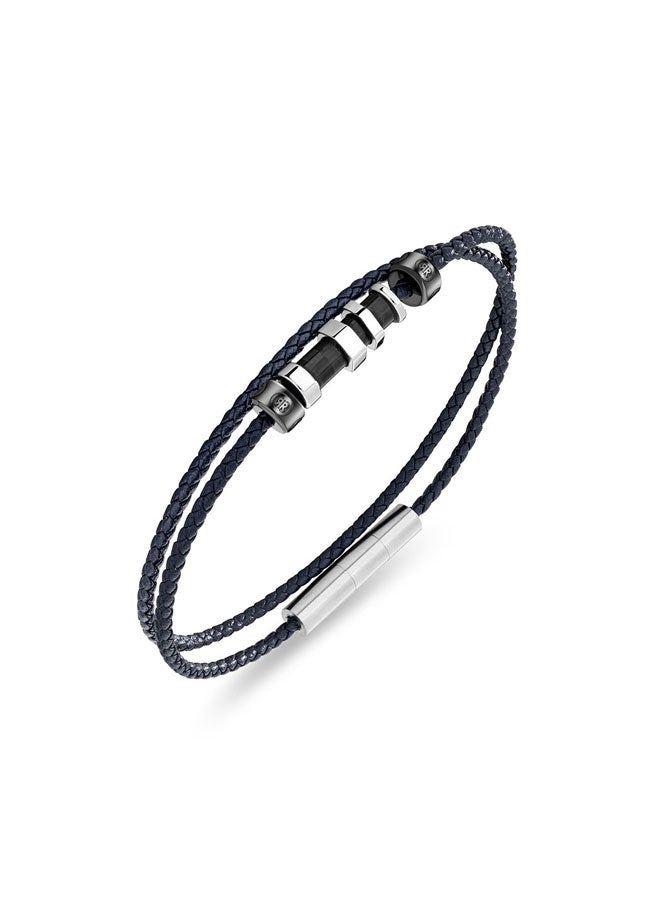 Cerruti 1881 TORNILLO.2 Blue Men's Bracelet – Trendy and Durable Style