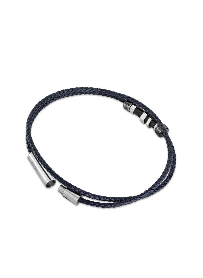 Cerruti 1881 TORNILLO.2 Blue Men's Bracelet – Trendy and Durable Style