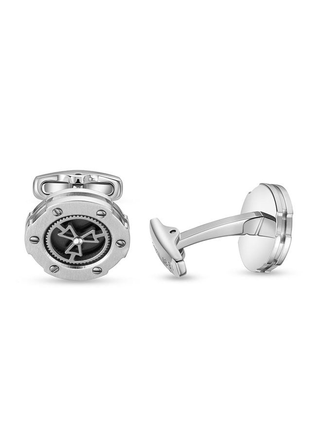 Cerruti 1881 Cuff 2 G Silver Men's Cufflink – Sophisticated and Classic Design