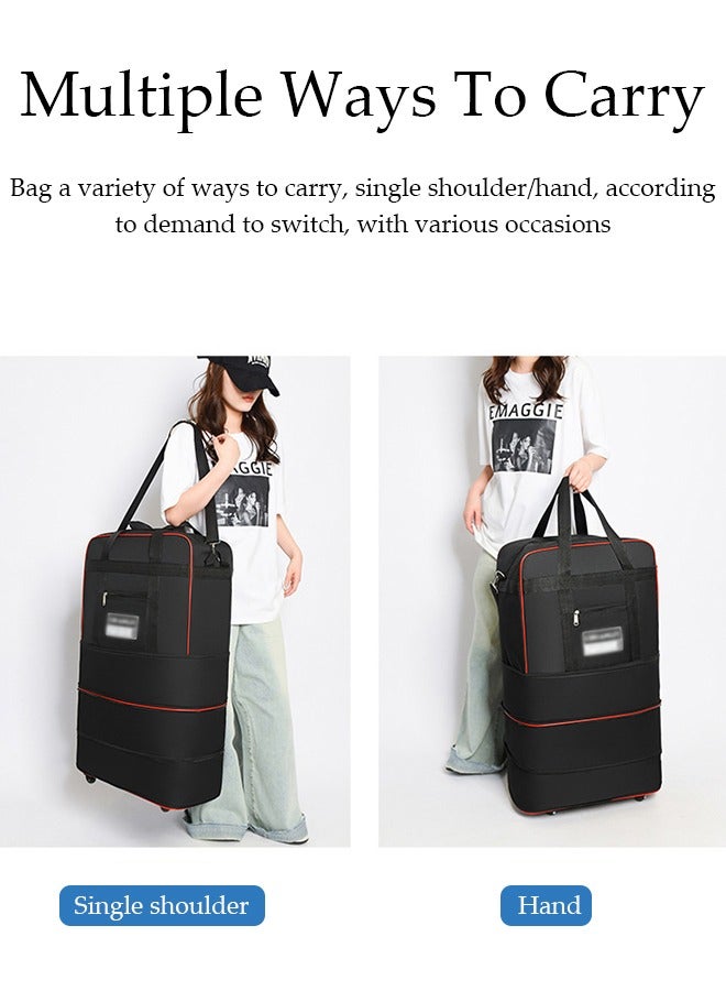 Expandable Foldable Luggage Bag Suitcase Collapsible Rolling Travel Luggage Bag Duffel Bag for Men and Women Lightweight Suitcases