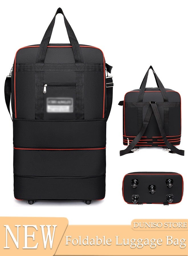 Expandable Foldable Luggage Bag Suitcase Collapsible Rolling Travel Luggage Bag Duffel Bag for Men and Women Lightweight Suitcases