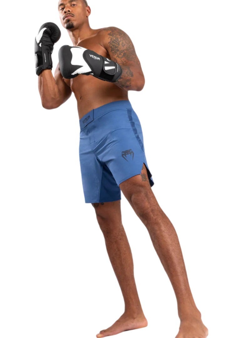 VENUM CONTENDER MENS FIGHT SHORTS BLUE