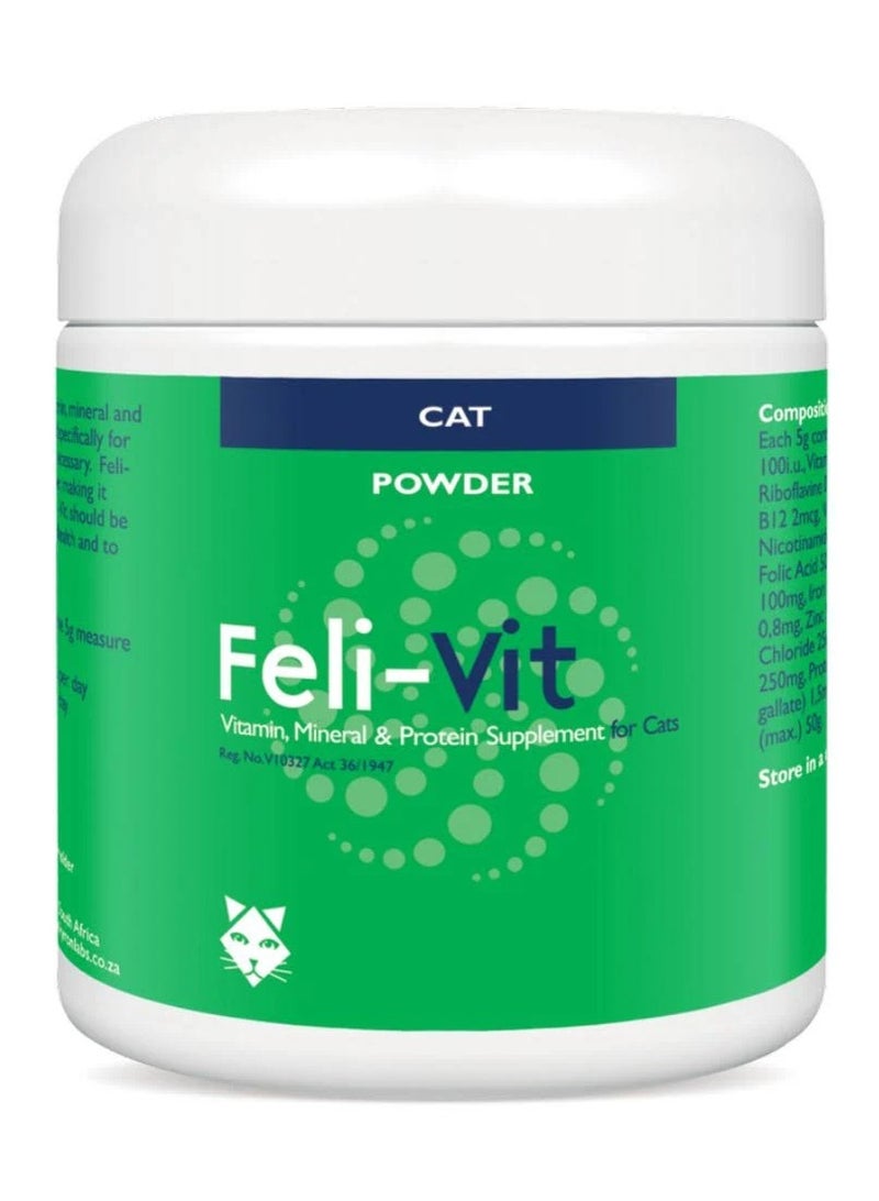 Kyron Feli-Vit Vitamin, Mineral and Protein Supplement  For Cats 250g