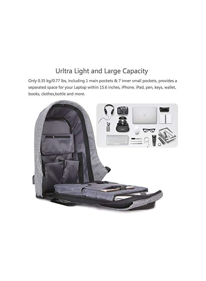 Travel Backpack For Laptop With USB Charging Port, Large Capacity And Waterproof