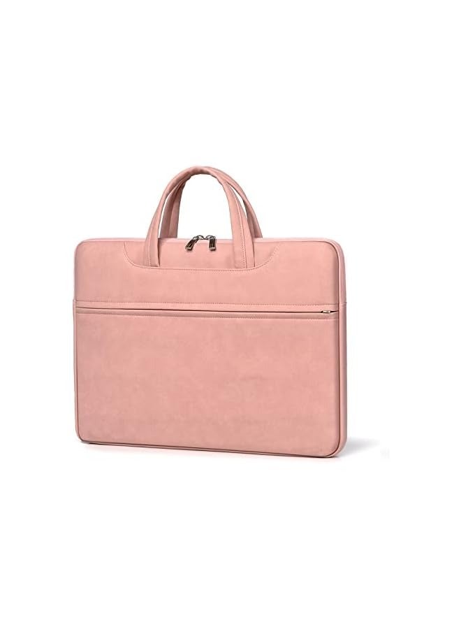 Laptop Bag Laptop Handbag Sleeve Bag Waterproof Shockproof Laptop Bag For Laptop, Tablet Ipad Multifunctional Briefcase (Pink, 13 Inches)