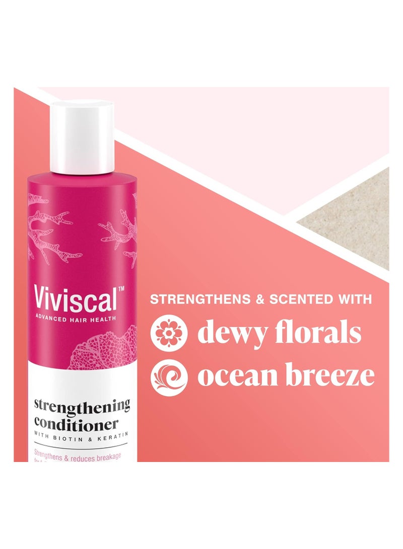 Strengthening Hair Conditioner for Women with Biotin, Marine Collagen & Keratin, Promotes Thicker, Healthier Hair –250ml