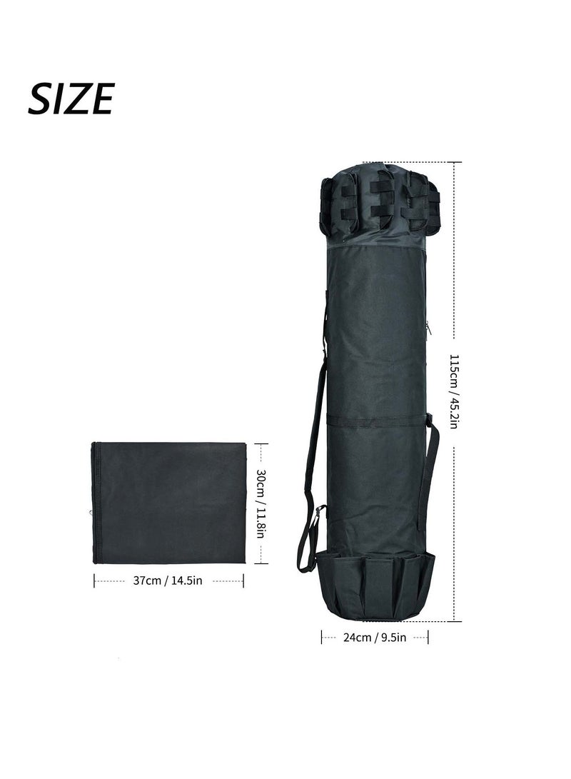 Waterproof Durable Fishing Rod Bag Holds 5 Poles Large Capacity Organizer Suitable Gift for Fishing Enthusiasts