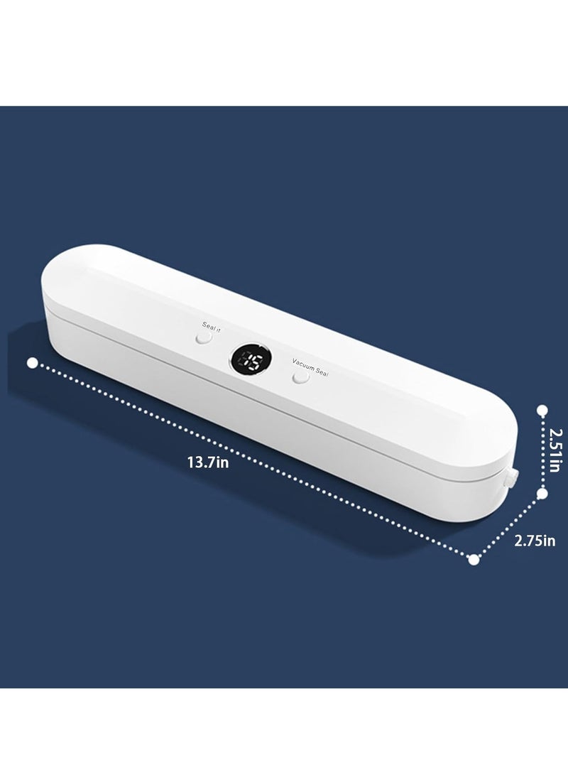 Vacuum Sealer Food Vacuum Sealer Machine Automatic Food Vacuum Sealer for Food Preservation Sealing Packing System Fresh Modes for All Saving needs Easy