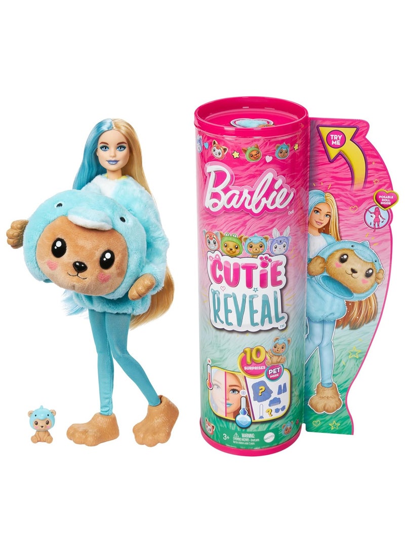 Barbie Cutie Reveal Costume Doll - Teddy in Dolphin