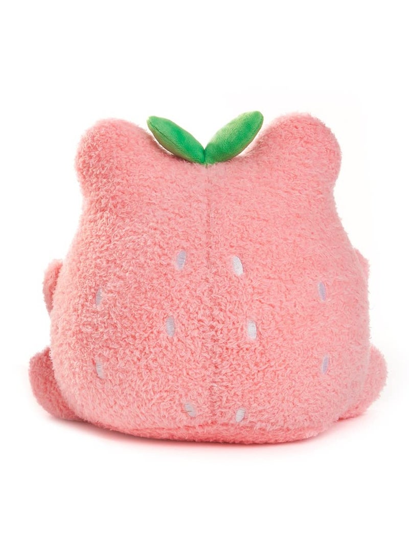 9 Inch Soft Strawberry Frog Plush Toy Adroable Collectible Stuffed Animal Gift