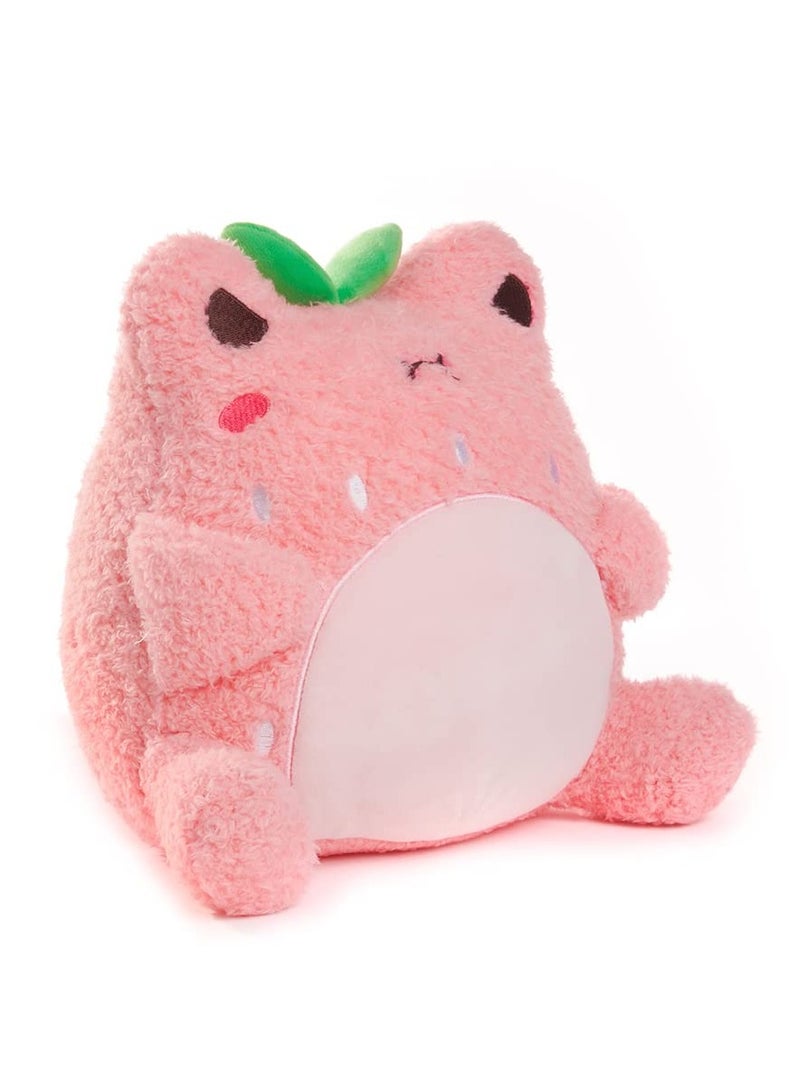 9 Inch Soft Strawberry Frog Plush Toy Adroable Collectible Stuffed Animal Gift