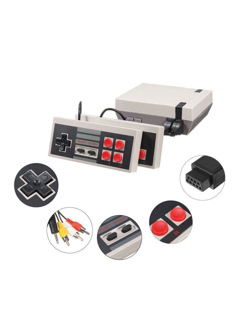 Retro Game Console with 620 Built-in Classic Games AV Output Suitable Gift for Kids and Birthdays