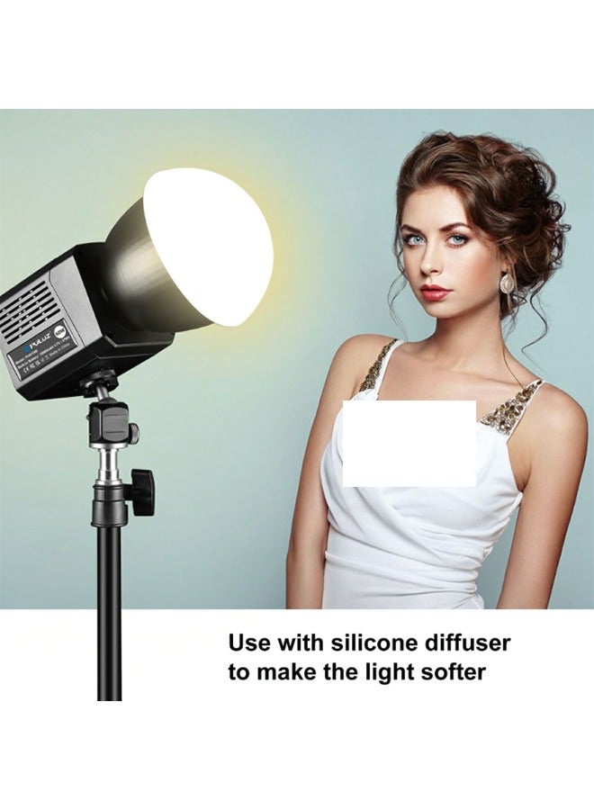 PULUZ 60W COB Handheld Photography Live Streaming Vlog Video Recording Bi-Color LED Light (Color: Black)