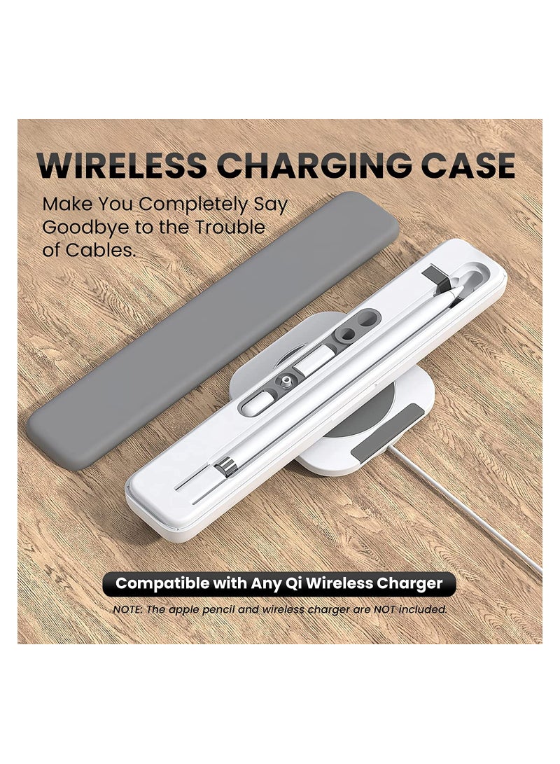 Apple Pencil 1st Generation Case -  Wireless Charging & Magnetic Storage Box, Compatible with 1st Gen Only, Perfect for On-the-Go Charging