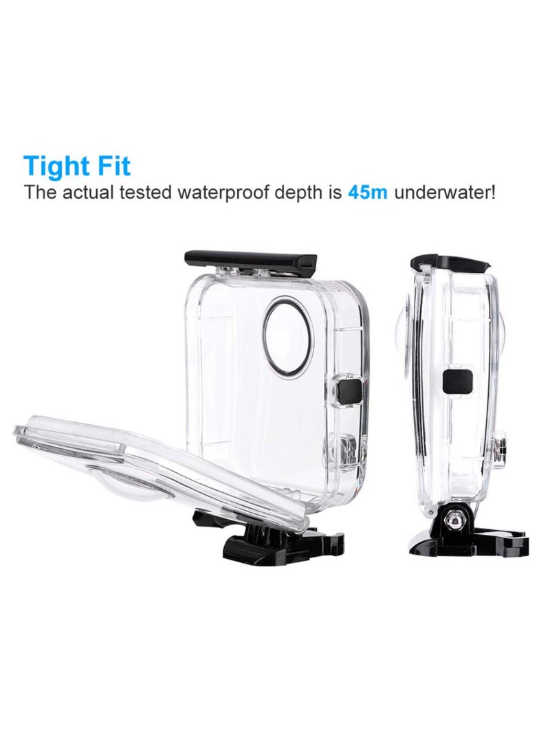 45M Waterproof Diving Case Replacement Shell for GoPro Fusion - Durable Underwater Protective Housing Cover