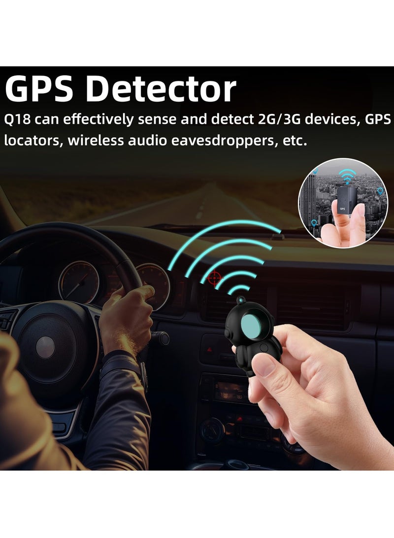 Compact Wireless Hidden Camera and Listening Device Detector, Ideal for Home, Office, Travel and Hotel Use