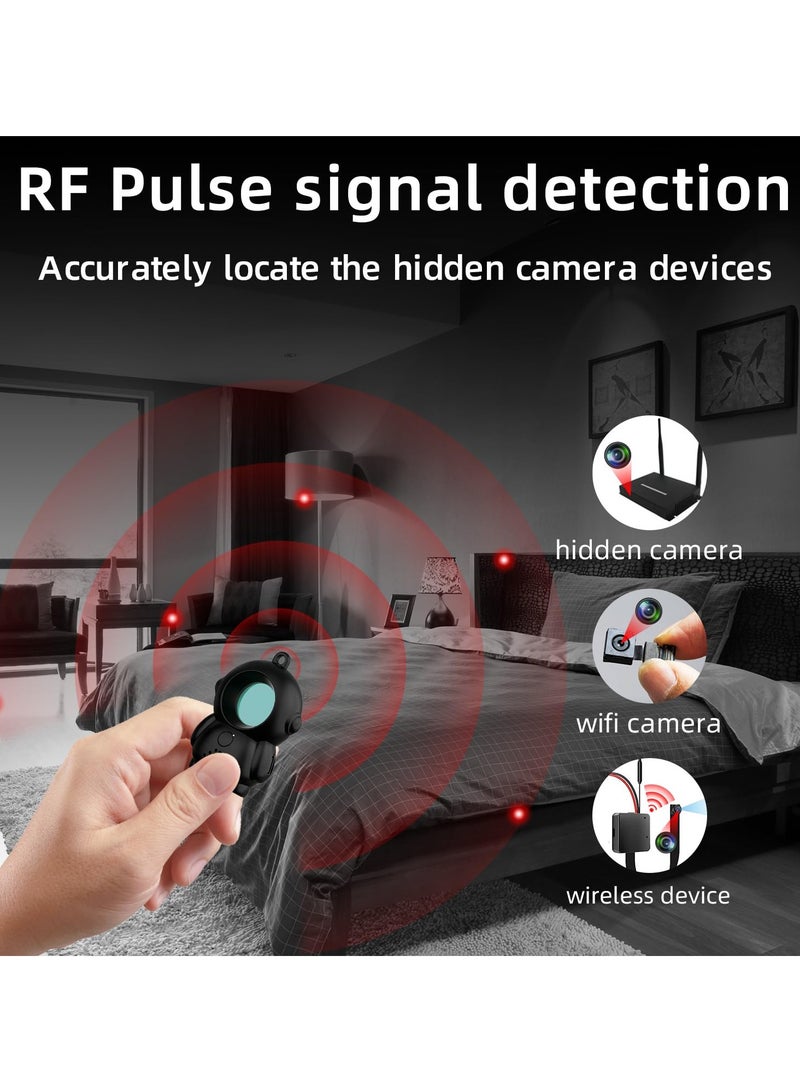 Compact Wireless Hidden Camera and Listening Device Detector, Ideal for Home, Office, Travel and Hotel Use