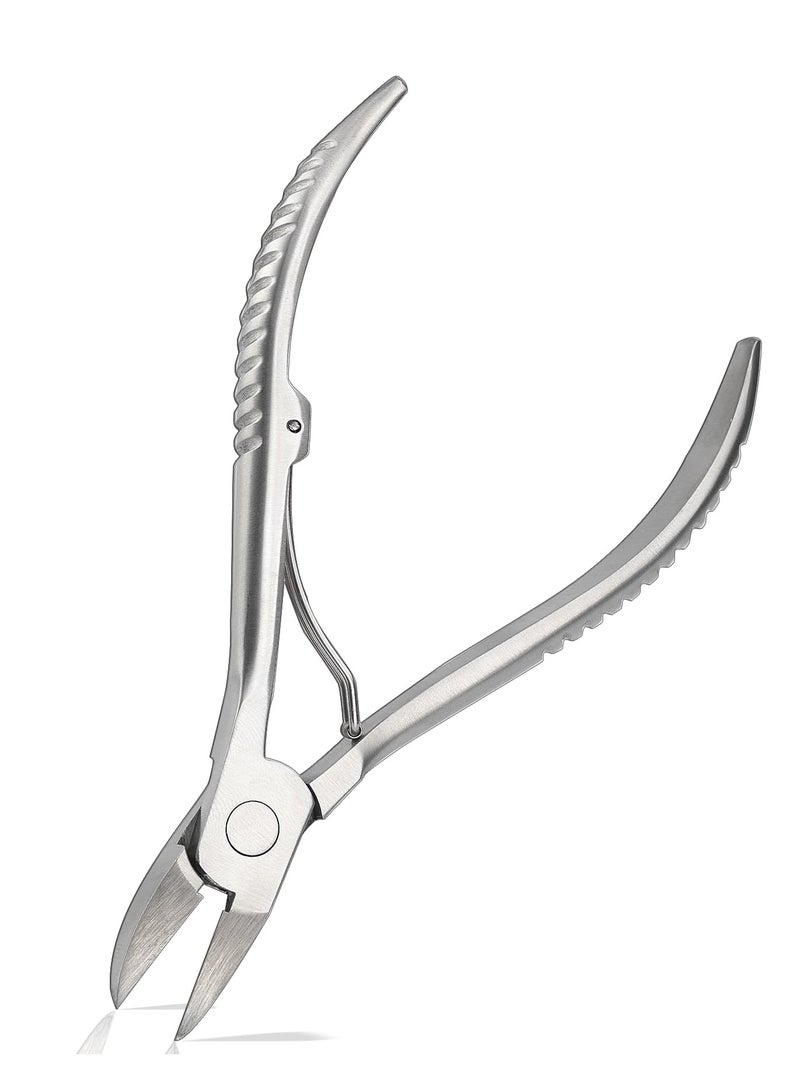 Professional Toenail Tools, Stainless Steel Cuticle Trimmer, Heavy Duty Pedicure Nail Cutter, Suitable for Men Women Seniors