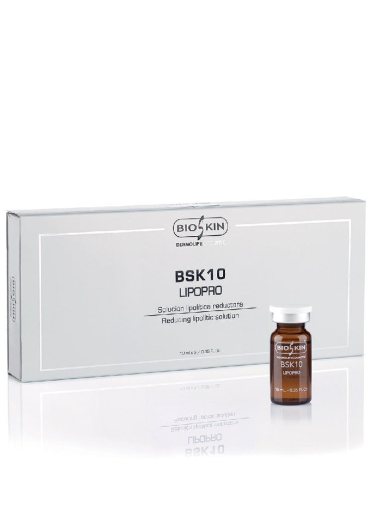 BSK10 LIPOPRO Reducing Lipolitic Solution 5Vial x 10 ml