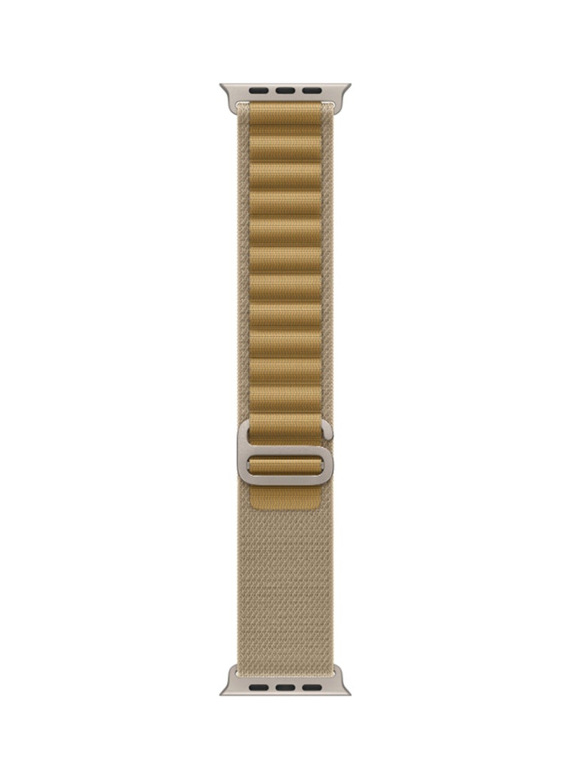 Watch Ultra 2 (2024) GPS + Cellular 49mm Natural Titanium Case With Tan Alpine Loop - Medium