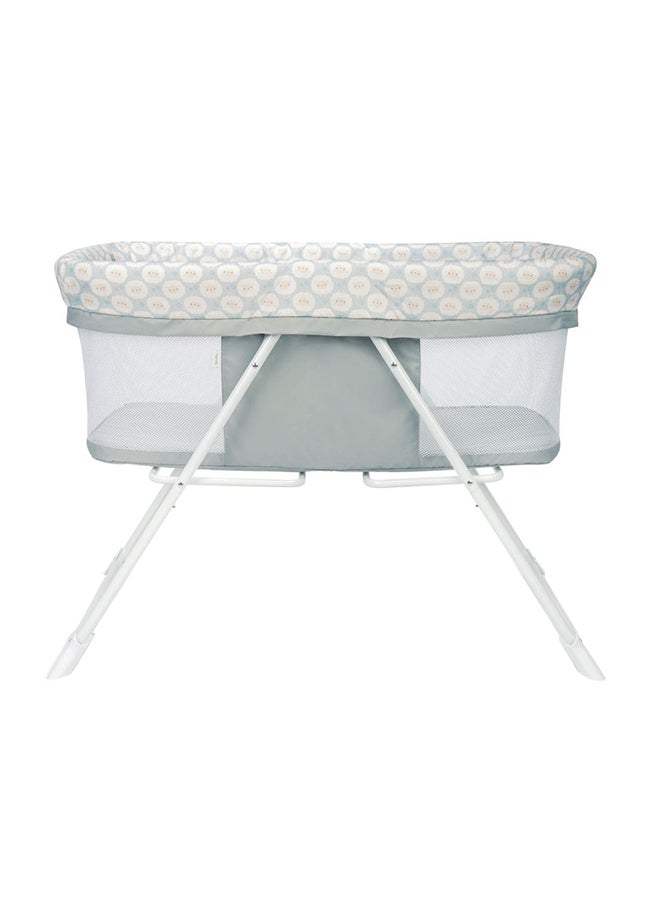 Snooze And Stow Rocking Portable Folding Bassinet - Sheppy -  0 Months+