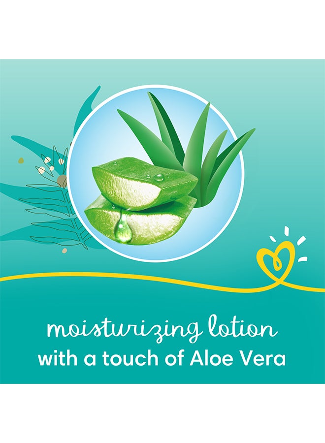 Baby-Dry Taped Diapers with Aloe Vera Lotion up to 100% Leakage Protection Size 4+ 10-15kg 112 Count