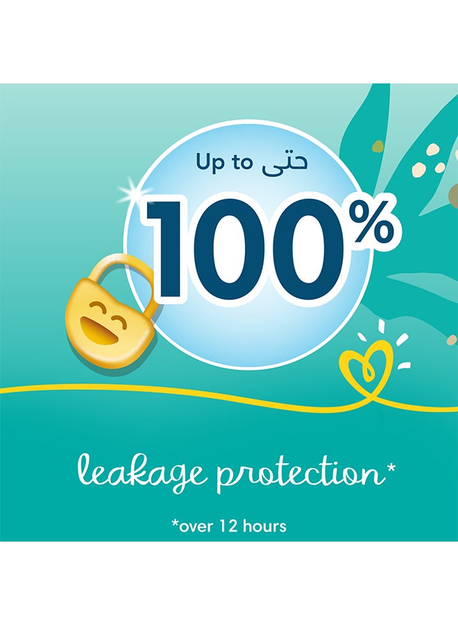 Baby-Dry Taped Diapers with Aloe Vera Lotion up to 100% Leakage Protection Size 4+ 10-15kg 112 Count