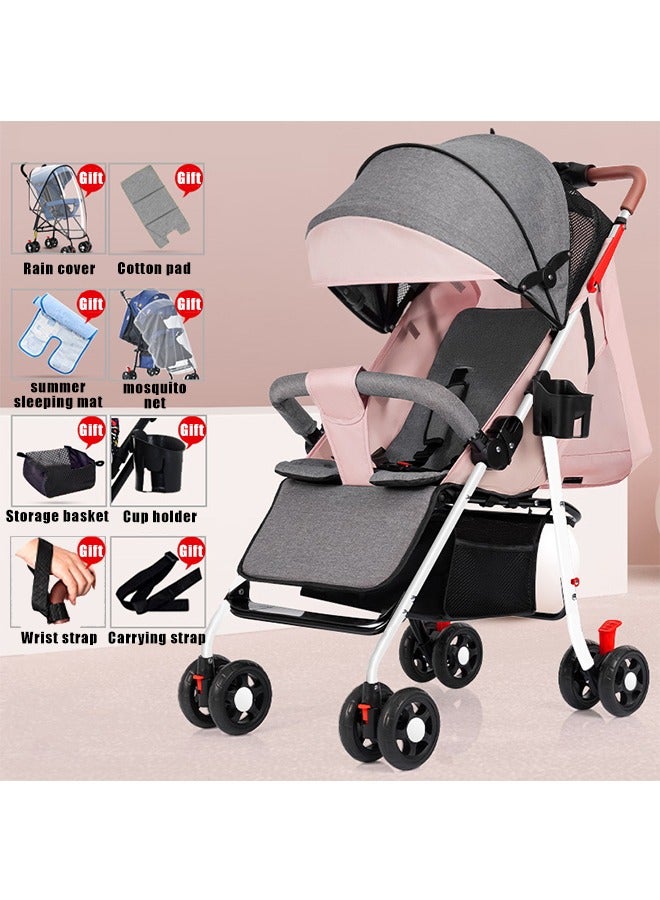 Lightweight Fold Strollers With Extra Storage And Sunshade Canopy, 6 - 36 Months