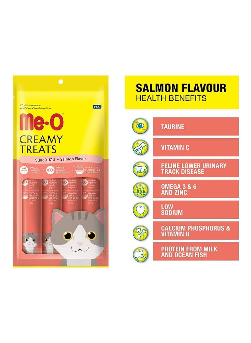 Creamy CAT Treats Salmon Flavor Pack of 12