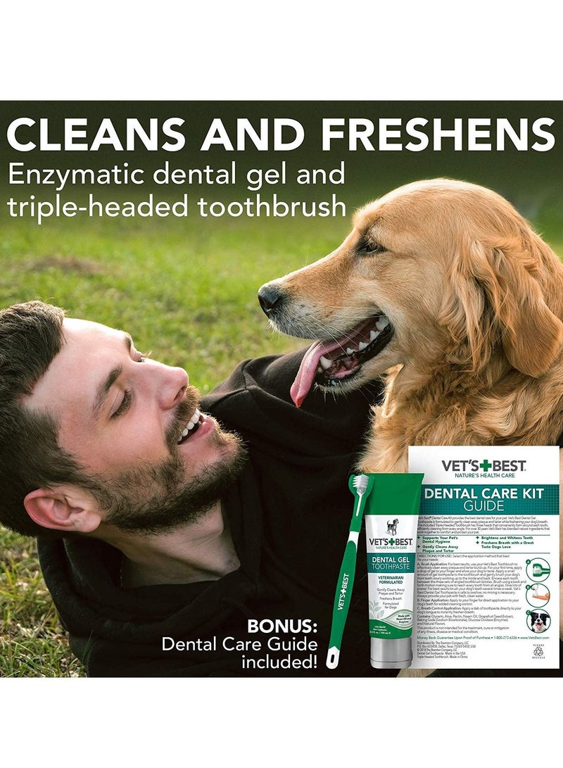 Complete Enzymatic Dog And Puppy Dental Care Tooth Paste With Brush Kit 103ml