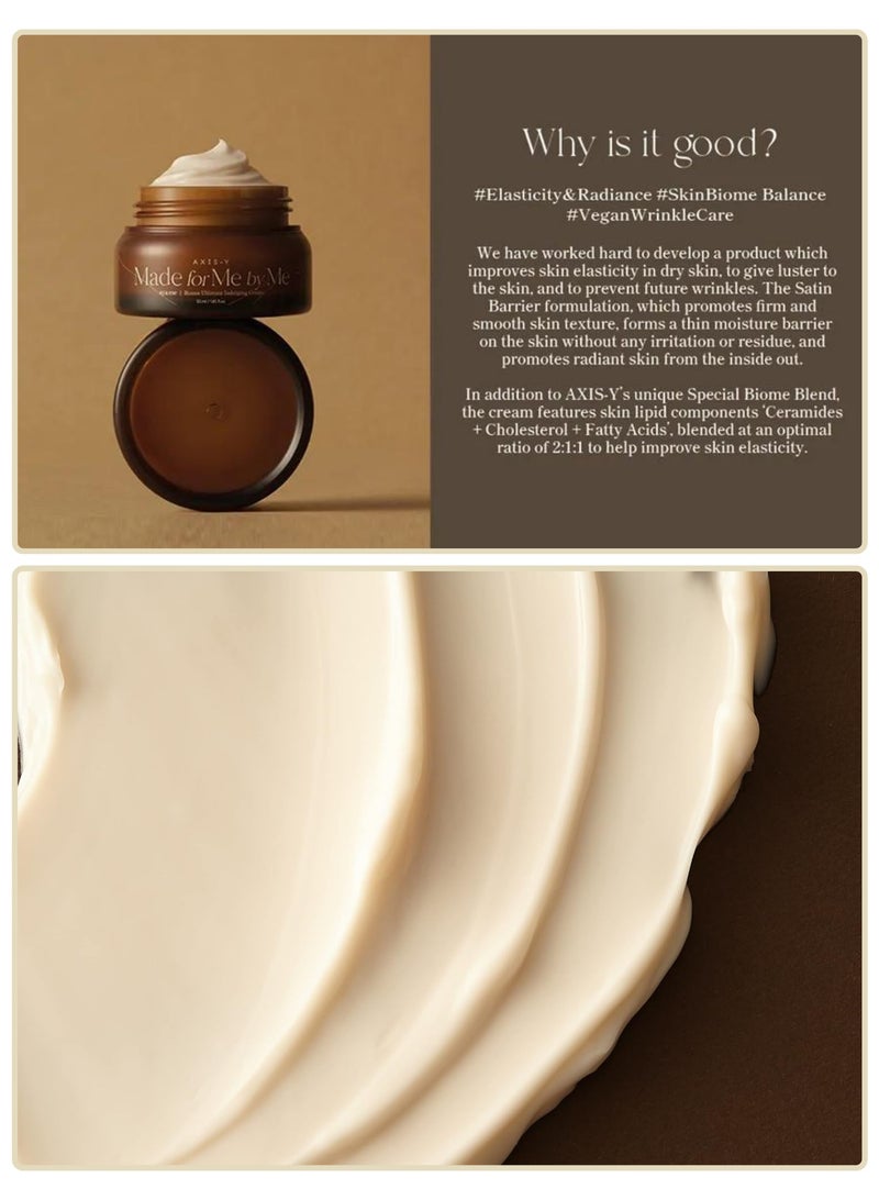 AxisY Made for Me by Me Biome Indulging Cream – 55 ml | Rich, Nourishing Cream with Biome Technology for Hydrated and Radiant Skin