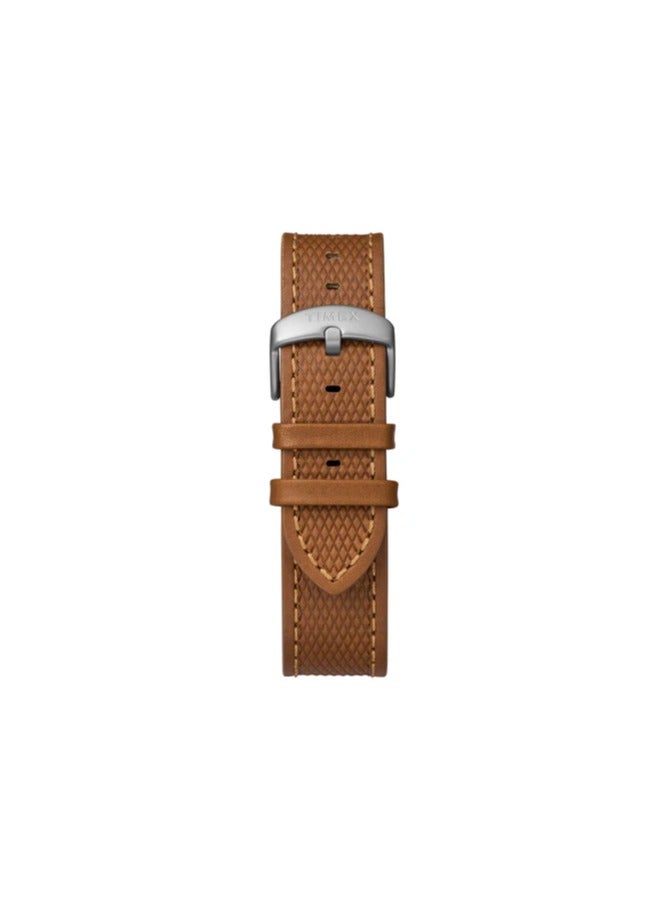 Timex Brass Multi-Function Men's Watch With Tan Leather Band TW4B15000